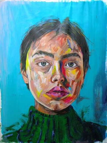Original Expressionism Women Paintings by Alessia Cors