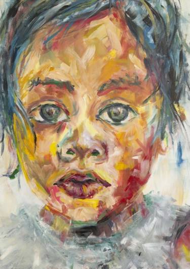 Original Expressionism Portrait Paintings by Alessia Cors