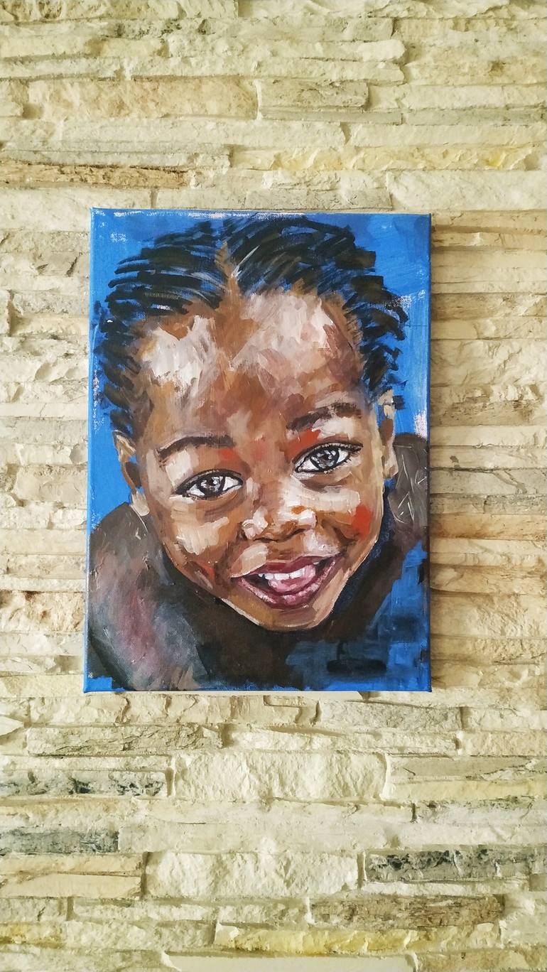 Original Expressionism Portrait Painting by Alessia Cors
