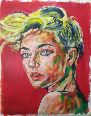 Original Expressionism Portrait Paintings by Alessia Cors
