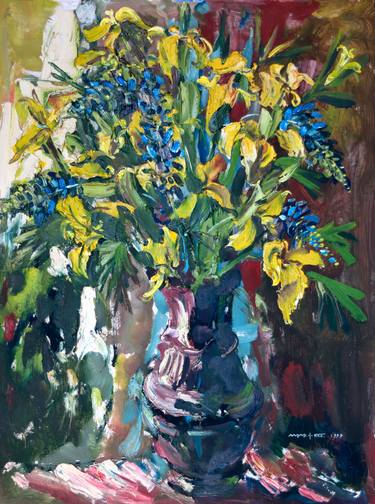 Original Floral Paintings by Nikolay Malafeev