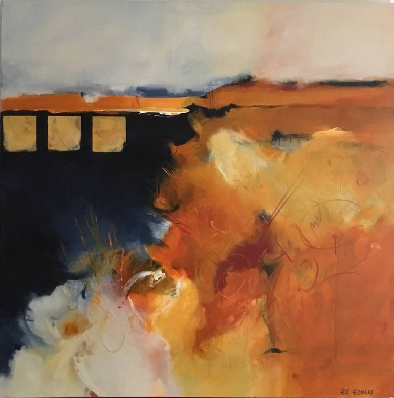 Print of Abstract Expressionism Abstract Paintings by Lee Leonard