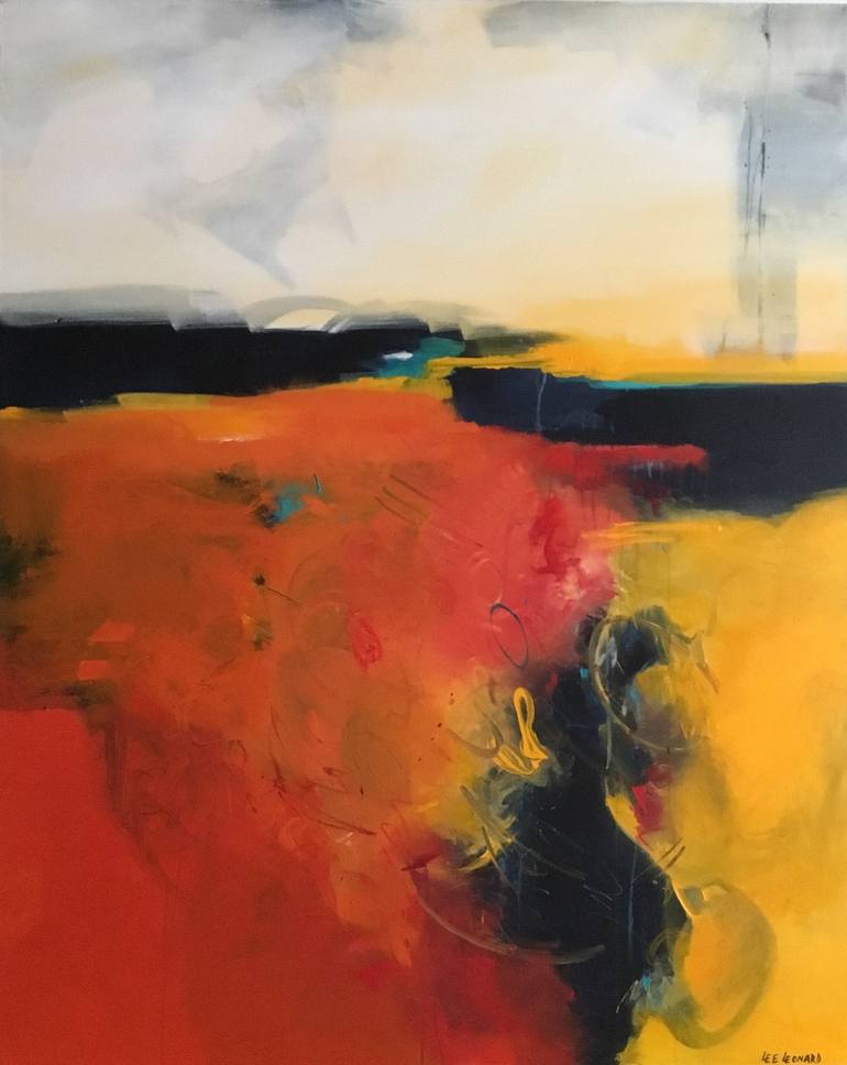 Print of Abstract Expressionism Abstract Paintings by Lee Leonard