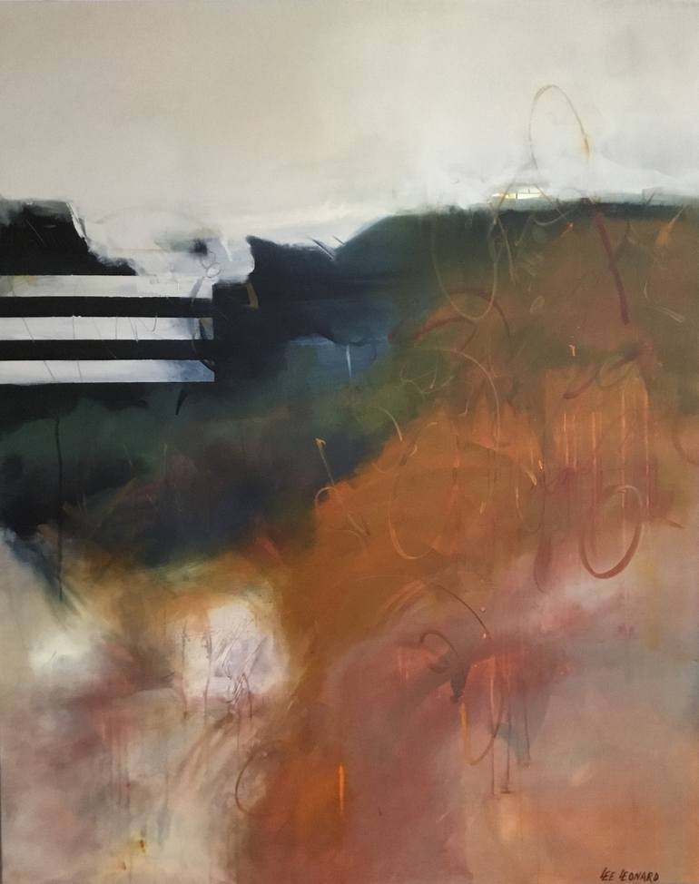 Print of Abstract Expressionism Abstract Paintings by Lee Leonard