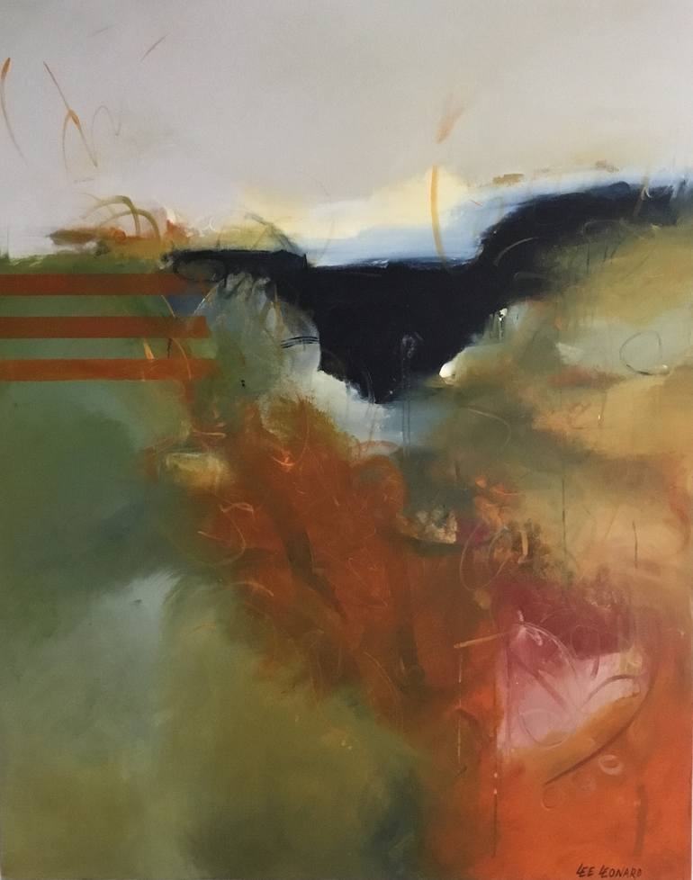 Print of Abstract Expressionism Abstract Paintings by Lee Leonard