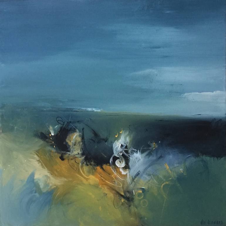 Print of Abstract Expressionism Abstract Paintings by Lee Leonard