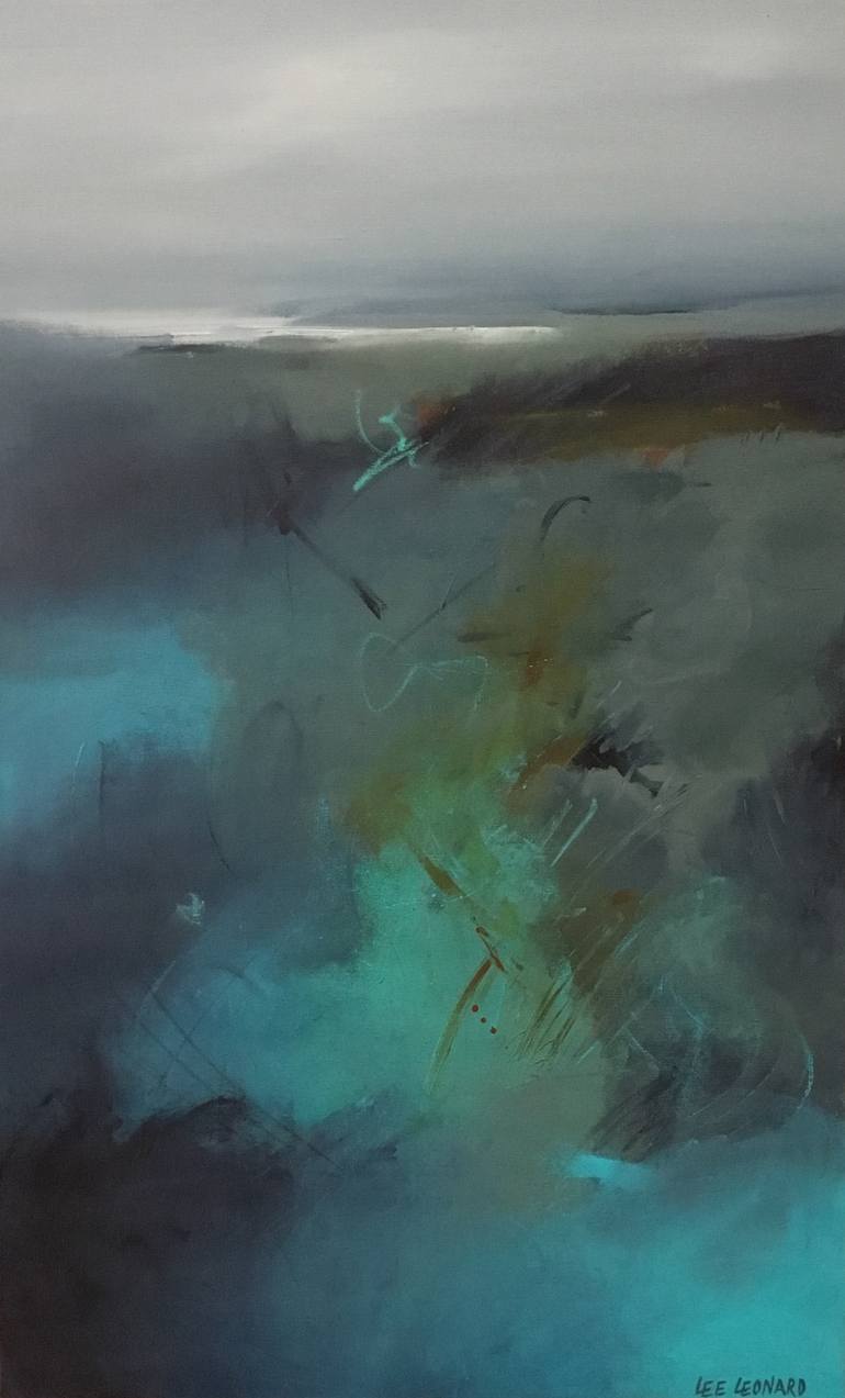 Original Abstract Expressionism Abstract Paintings by Lee Leonard