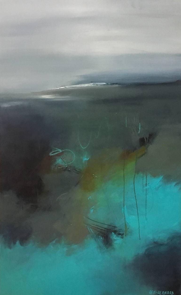 Original Abstract Expressionism Abstract Paintings by Lee Leonard