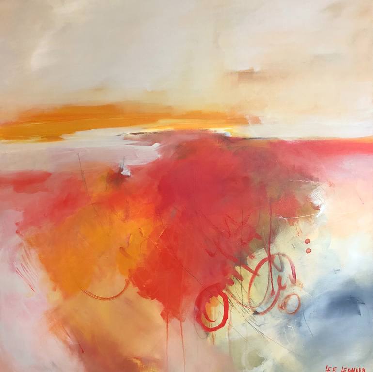Print of Abstract Expressionism Abstract Paintings by Lee Leonard