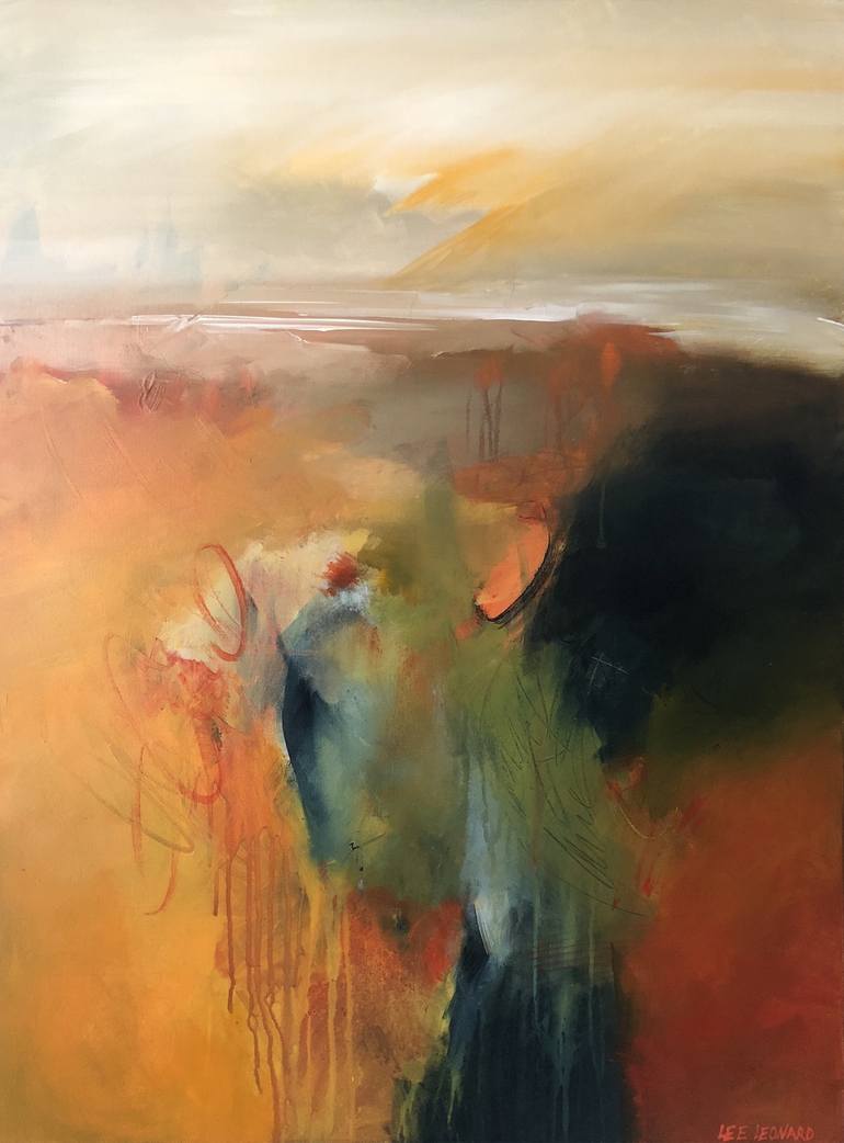 Print of Abstract Expressionism Abstract Paintings by Lee Leonard