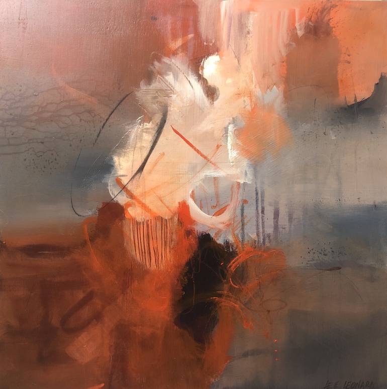 Print of Abstract Expressionism Abstract Paintings by Lee Leonard