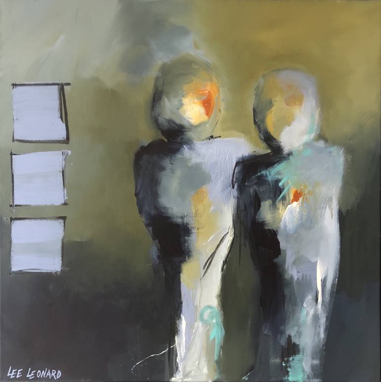 Print of Abstract Expressionism Abstract Paintings by Lee Leonard