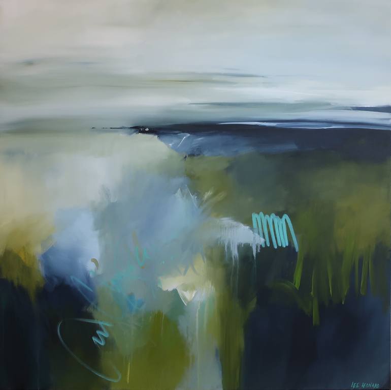 Print of Abstract Expressionism Abstract Paintings by Lee Leonard