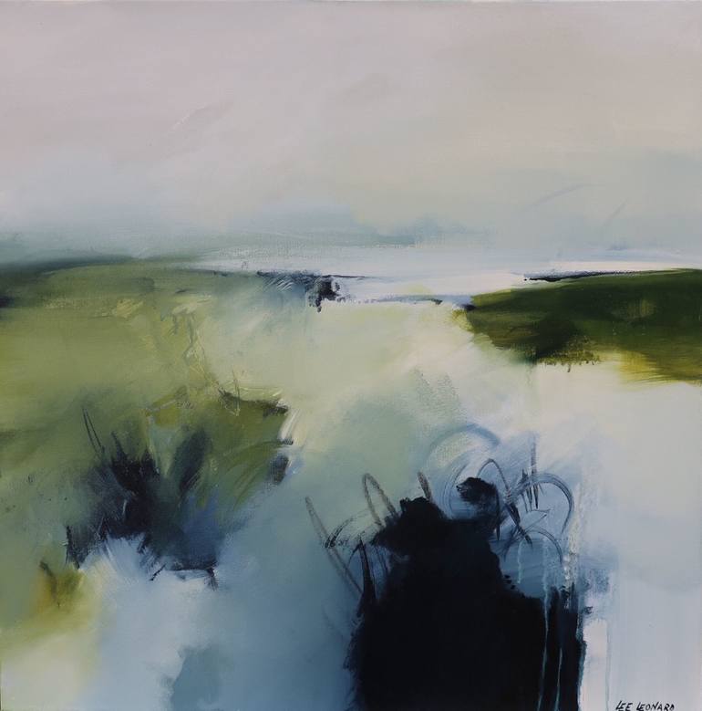 Print of Abstract Expressionism Abstract Paintings by Lee Leonard