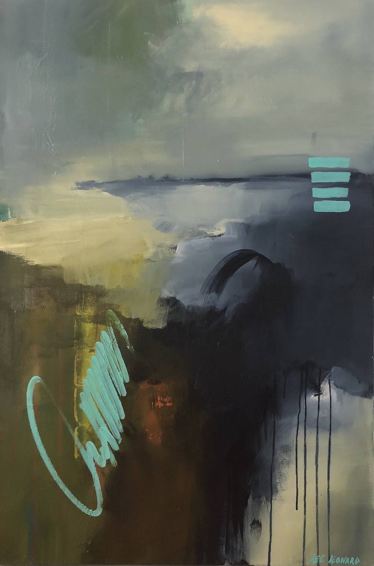 Print of Abstract Expressionism Abstract Paintings by Lee Leonard