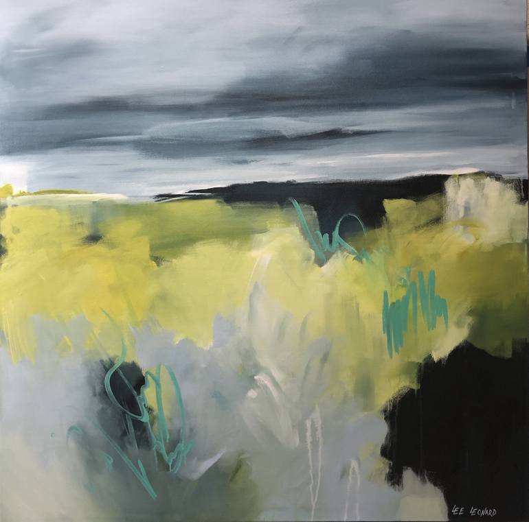 Original Abstract Expressionism Abstract Paintings by Lee Leonard