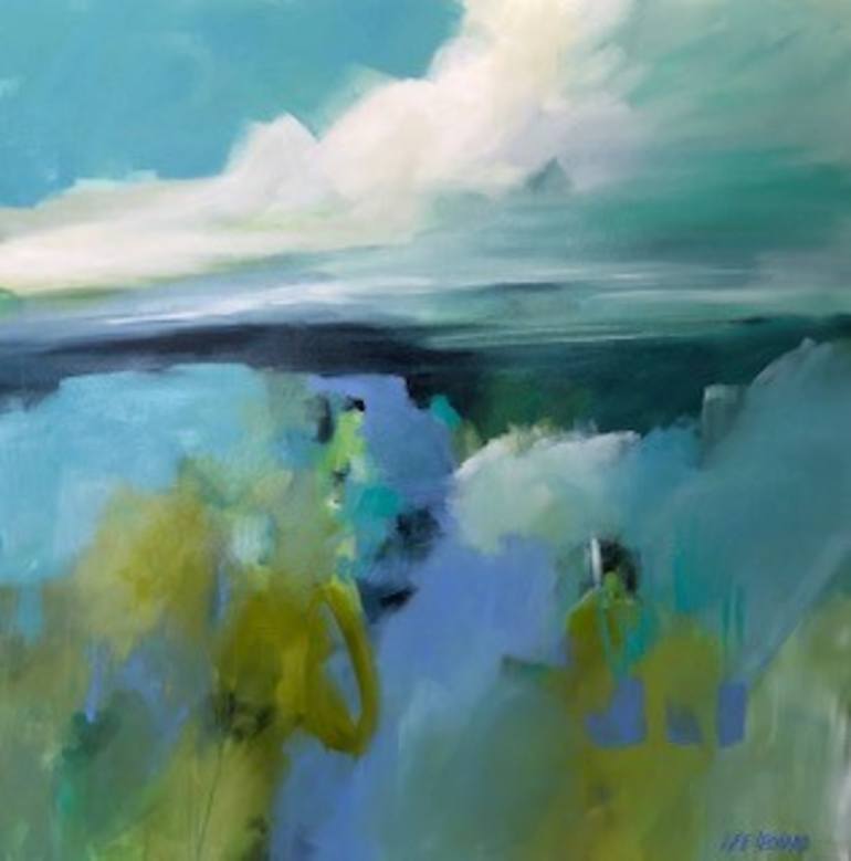 Original Abstract Expressionism Abstract Paintings by Lee Leonard
