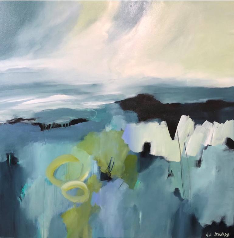 Original Abstract Expressionism Abstract Paintings by Lee Leonard