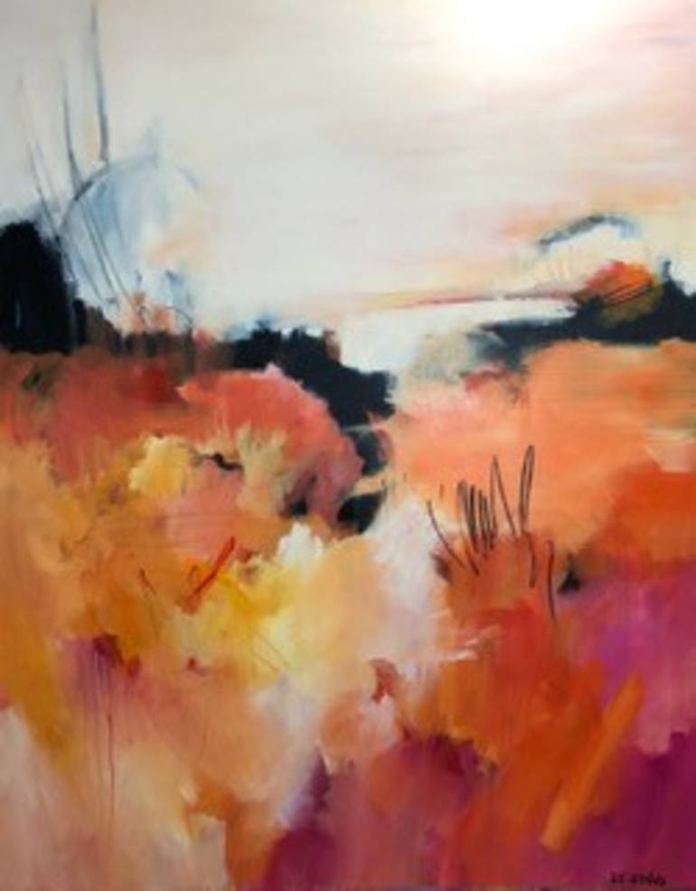 Original Abstract Expressionism Abstract Paintings by Lee Leonard