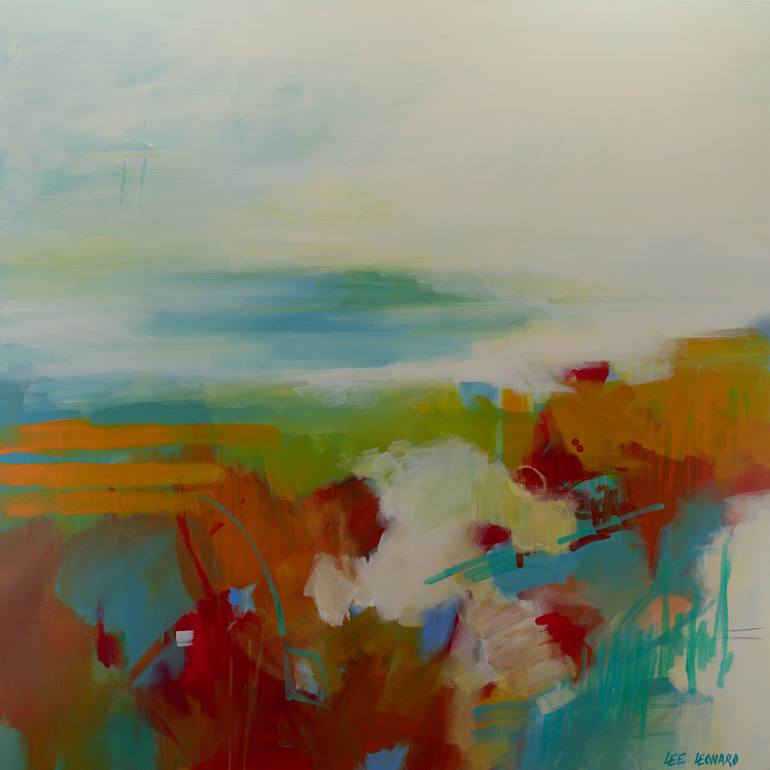 Print of Abstract Expressionism Abstract Paintings by Lee Leonard