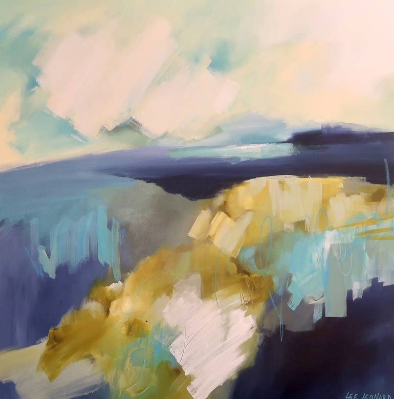 Print of Abstract Expressionism Abstract Paintings by Lee Leonard