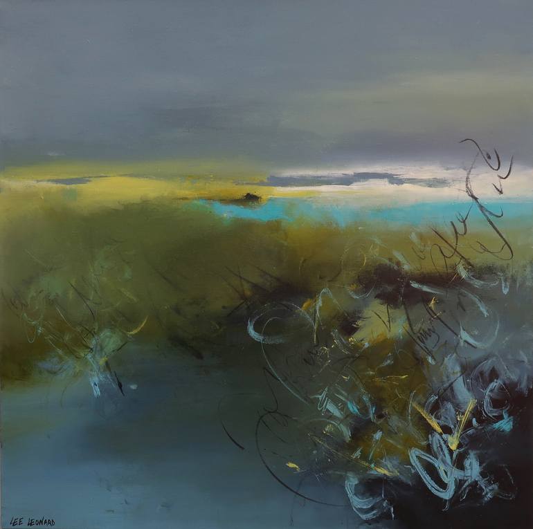Print of Abstract Expressionism Abstract Paintings by Lee Leonard