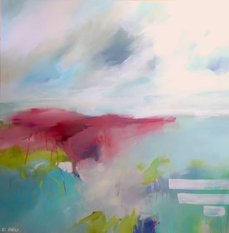 Print of Abstract Expressionism Abstract Paintings by Lee Leonard