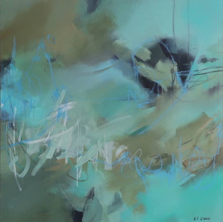 Print of Abstract Expressionism Abstract Paintings by Lee Leonard