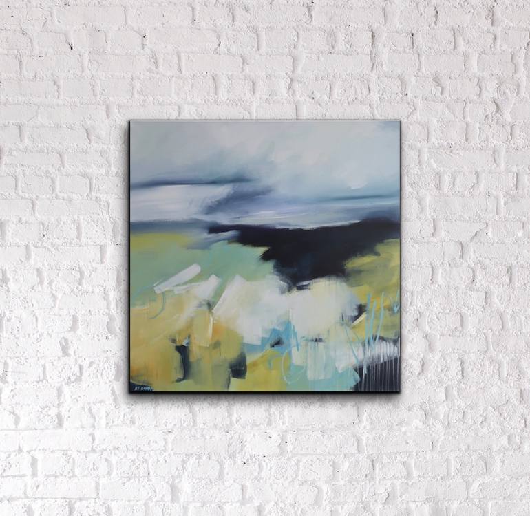 Original Abstract Expressionism Abstract Painting by Lee Leonard