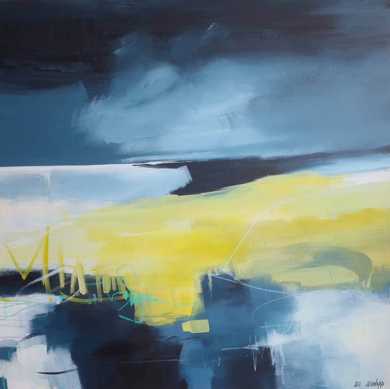 Print of Abstract Expressionism Abstract Paintings by Lee Leonard