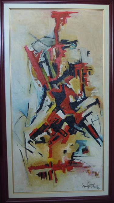 Original Abstract Expressionism Abstract Paintings by Macka Macka