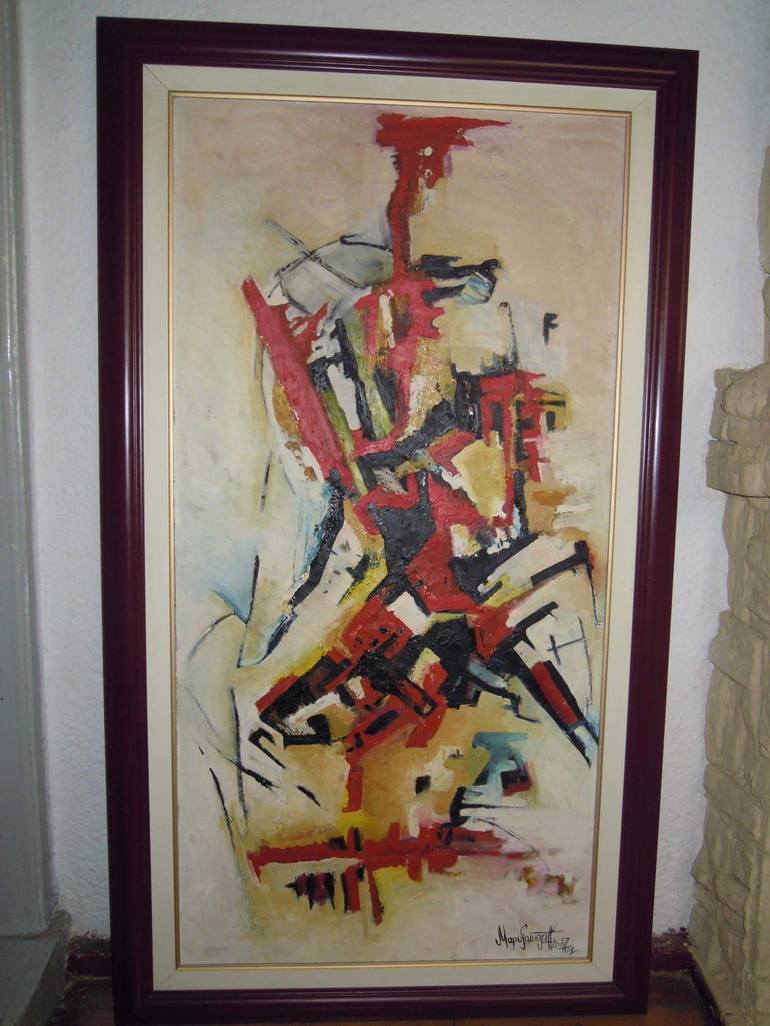 Original Abstract Expressionism Abstract Painting by Macka Macka