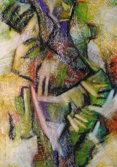 Original Abstract Expressionism Portrait Drawings by Macka Macka