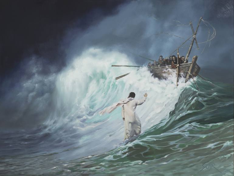 Sea of Galilee Painting by Eddie Schrieffer Saatchi Art