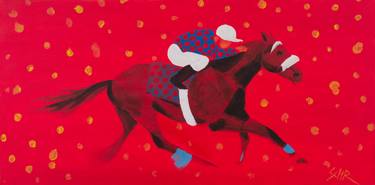 Original Modern Horse Paintings by Eddie Schrieffer