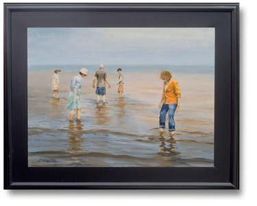 Original Realism Beach Paintings by Eddie Schrieffer