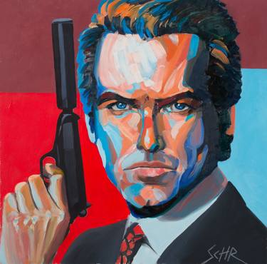 Original Expressionism Celebrity Paintings by Eddie Schrieffer