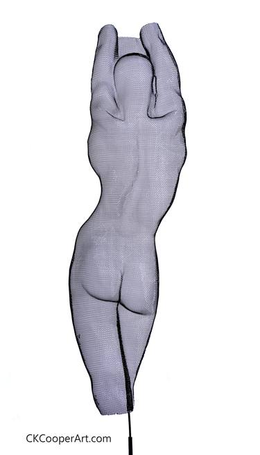 Original Figurative Nude Sculpture by CK Cooper