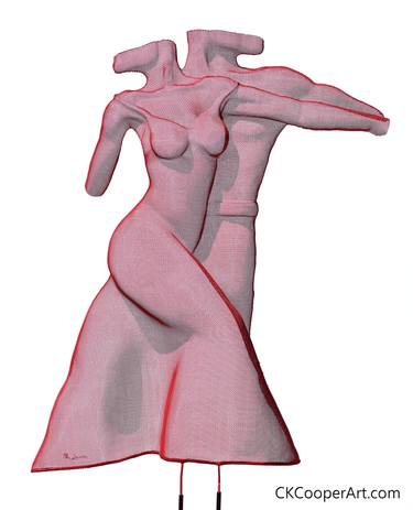 Original Figurative People Sculpture by CK Cooper