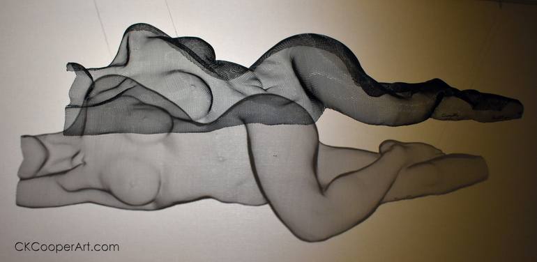 Original Figurative Nude Sculpture by Ck Cooper