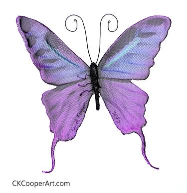 Purple and Teal Butterfly thumb