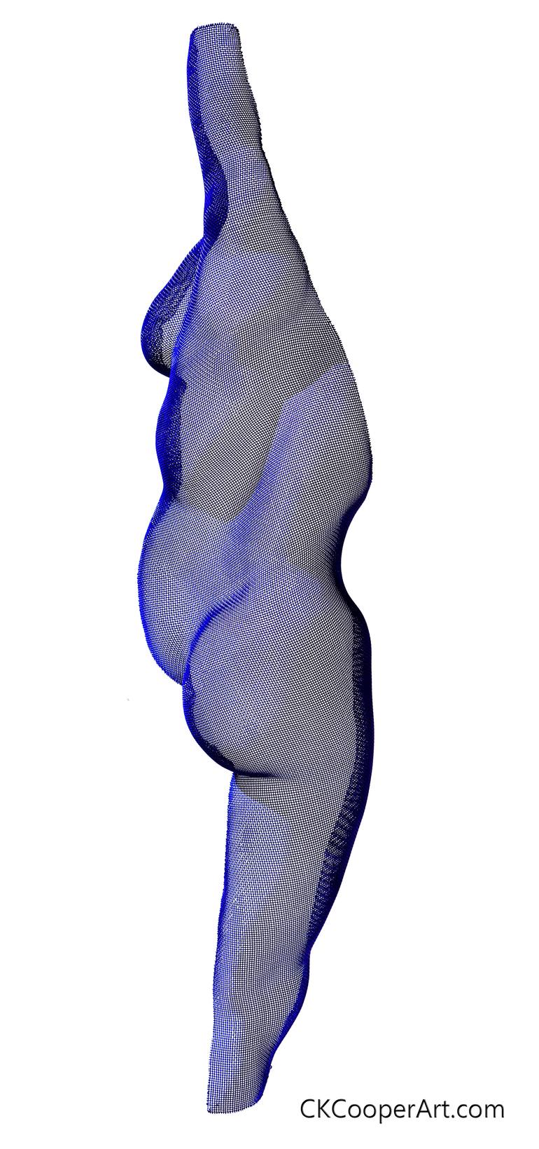 Original Abstract Nude Sculpture by Ck Cooper