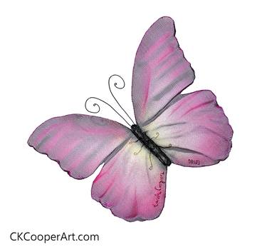 Pink and Gold Butterfly thumb