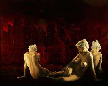 Original Nude Paintings by June Jin Engelharth 준 진 엥엘하트