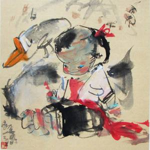 Collection Lovely Child, Ink Paintings by Chan Chi