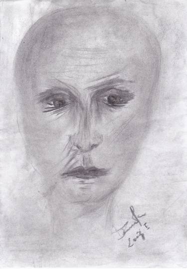 Original Portrait Drawing by Dorota Ziolko