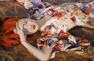 Original Impressionism Nude Paintings by Kristian Mumford