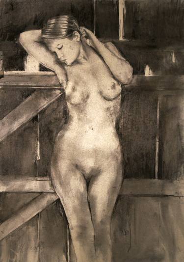 Original Nude Drawings by Kristian Mumford