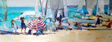 Original Beach Paintings by Kristian Mumford