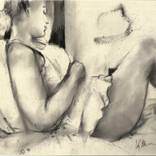 Having a Rest II by Kristian Mumford